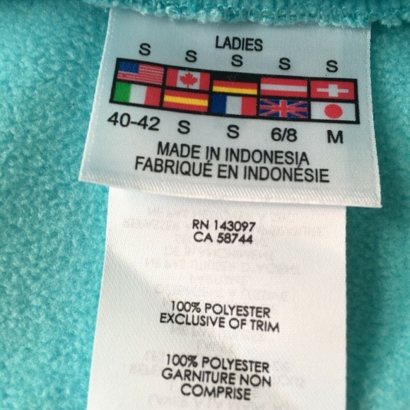 Spyder Womens Size Small Blue Polyester Fleece Lined Full Zip Jacket Zip Pocket - Picture 7 of 8